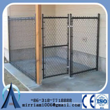 dogs use steel welded door dog kennels cages/black dog kennel